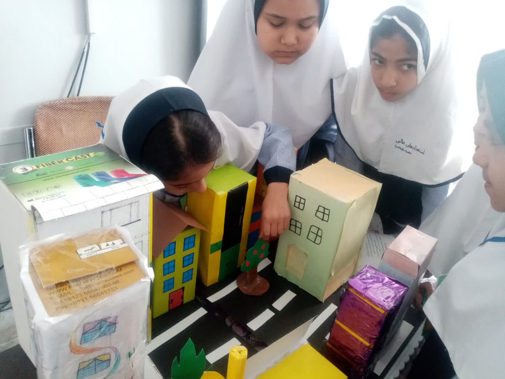 ساختن ماکت محله